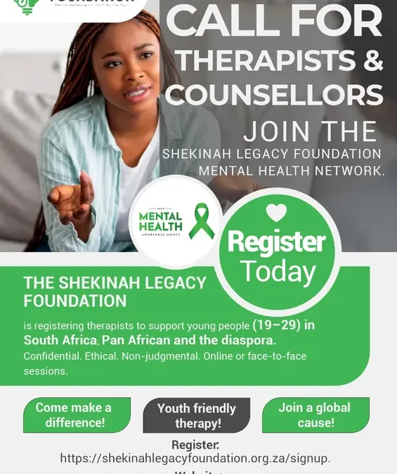 CALL FOR THERAPISTS & COUNSELORS.